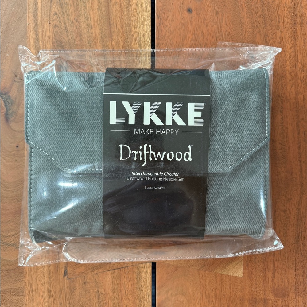 Lykke Driftwood Birchwood Circular Interchangeable Knitting Needle Set - 5”